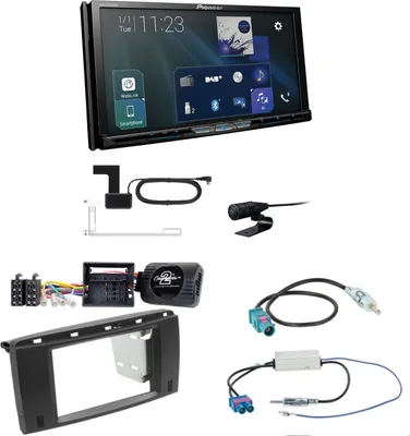 Produktbild von Pioneer AVH-Z9200DAB USB MP3 Bluetooth CarPlay Einbauset für Mercedes R W251