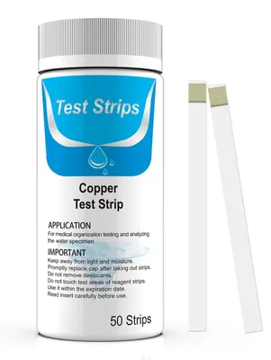 Obrázek produktu pro 50 testovacích proužků pro analýzu vody s 7 stupnicemi