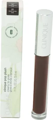 Produktbild von Clinique Pop Plush Creamy Lip Glos, Bordeaux, Black Honey Pop, Färbung, Frauen, Flasche, 6 ml