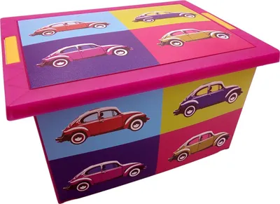 Image de Coffre de rangement voiture Coffre à jouets Coffre de rangement à usage général Coffre de stockage