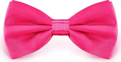 Produktbild von Fliege Pink Größe verstellbar aus Polyester einfarbig uni schmale 12 cm