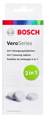 Produktbild von Bosch TCZ8001A, Reinigungstablette, Weiß, 10 Stück(e), 172 mm, 64 mm, 16 mm