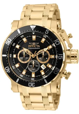 Produktbild von Invicta Coalition Forces 32720 Herrenuhr - Quarzwerk - Edelstahl mit schwarzem Zifferblatt - 52 mm