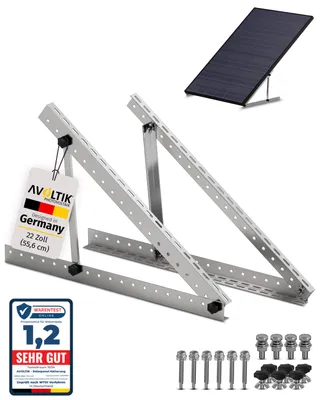 Produktbild von 22 Zoll Solarpanel Halterung Solarmodul Montage Befestigung Aufständerung 55,6 cm