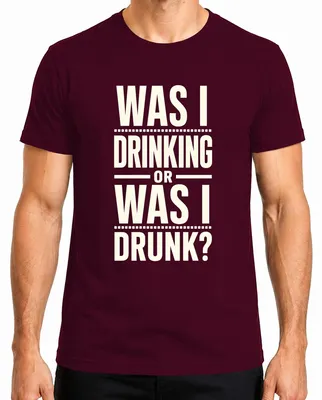 Imagen del producto de ¿Estaba bebiendo o ya estaba borracho? Camiseta para hombre, diseño "Lustig Party Saufen Alkohol Bier", color burdeos, talla XXL