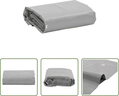 Obrázek produktu pro The Living Store Abdeckplane Grau 4x6 m 650 g/m²
