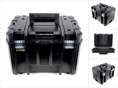 Produktbild von Stanley TSTAK VI Grosser Werkzeugkoffer, Schwarz, 440 mm, 301,5 mm, 332 mm, 1 Stück(e)