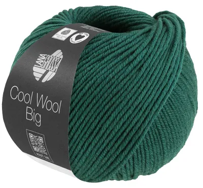 Produktbild von Lana Grossa - Cool Wool Big Melange 1705 dunkelgrün meliert