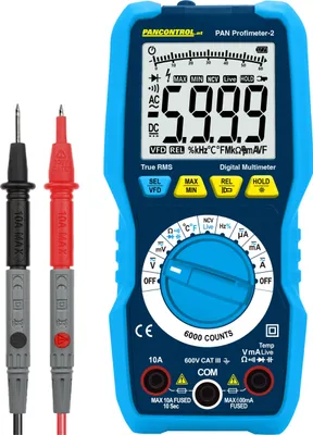 Image de Multimètre Digital Pan Profimeter-2 Cat Iii 600 V.