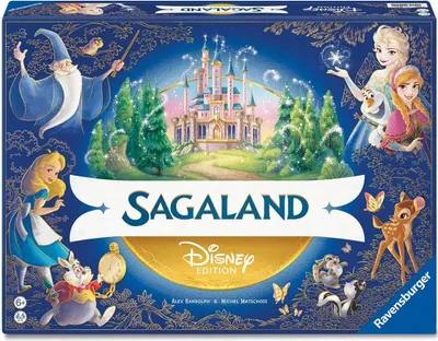 Produktbild von Ravensburger Familienspiel Merkspiel Sagaland Disney Edition 25121