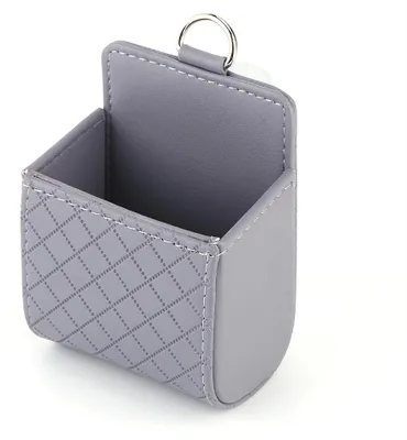 Zdjęcie produktu dla Uniwersalna torba do przechowywania w samochodzie, etui na telefon, uchwyt na okulary przeciwsłoneczne, organizer kieszonkowy, kolor szary