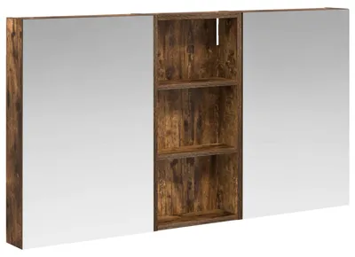 Immagine prodotto di vidaXL Set di 3 mobili da bagno, 110 x 10,5 x 60,5 cm, materiale composito di legno