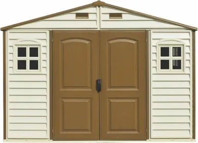 Immagine prodotto di DURAMAX Woodside Casa da giardino 8 m² + struttura del pavimento, vinile, beige DURAMAX 30214