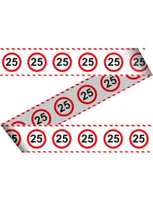 Produktbild von Verkehrsschild 25 Absperrband 15m