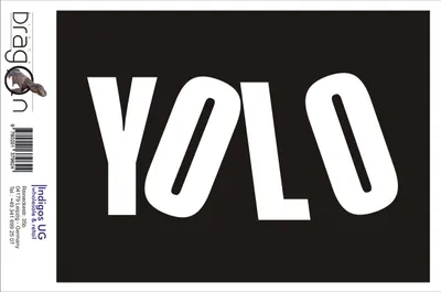 Produktbild von Aufkleber / Autoaufkleber - JDM / Die cut / Auto / OEM - Yolo - 210x100mm gelb - Heckscheibe / Heckscheibenaufkleber