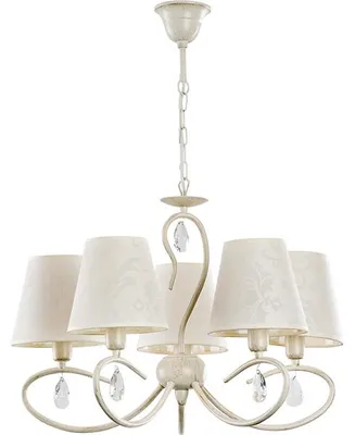 Immagine prodotto di Lampadario BALI bianco 5xE14x10W in metallo, dimensioni: 70x50x50 cm, IP20, Alfa
