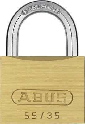 Produktbild von ABUS Vorhangschloss Messing 55, 35, gold, Heimische Sicherheit, 02855