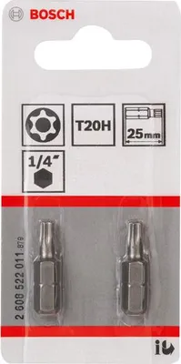 Produktbild von T20H Security-Torx®-Schrauberbit Extra-Hart, 2 Stk.