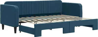 Obrázok produktu pre vidaXL Rozkladacia posteľ Blue 80x200 cm Velvet