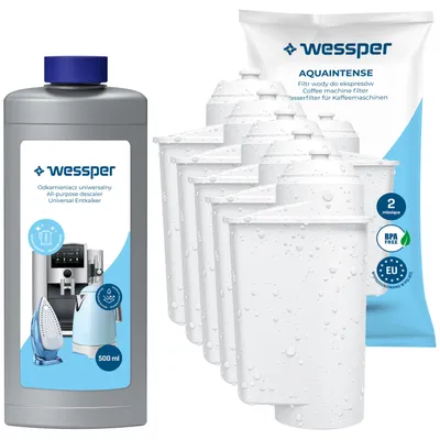 Obrázek produktu pro 5x vodní filtr pro Siemens EQ Series, nahrazuje Brita Intenza un 500ml odstraňovač vodního kamene
