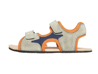 Produktbild von Barfußschuh Mimas Grey/Orange Kids Unisex,Größe:28,Farbe:Grey/Orange