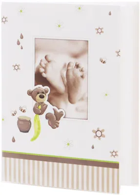 Produktbild von Goldbuch Einsteckalbum Baby-Minialbum Honigbär 32 Fotos 10x15 cm