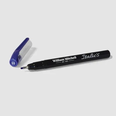 Immagine prodotto di Marcatore calligrafico Mitchell Italic, 2 mm, blu