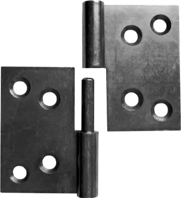 Produktbild von Aushebescharnier vz Rechts 60 x 80 x 2,0 mm / Pck a 2 Stück
