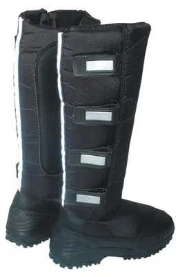 Produktbild von Winterstiefel Oslo schwarz  Winterstiefel Winter Stiefel  Thermoreitstiefel in 44
