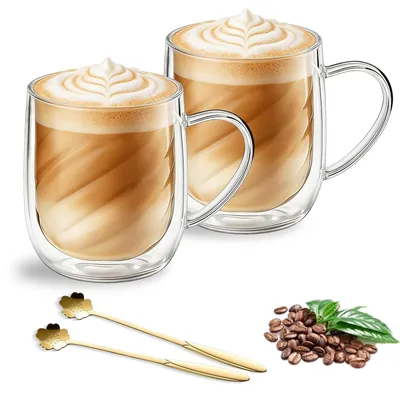 Imagen del producto de Juego de 2 vasos dobles para Latte Macchiato