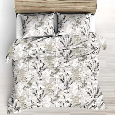 Produktbild von Baumwolle 100% Sträucher weiß-beige auf beigem Hintergrund