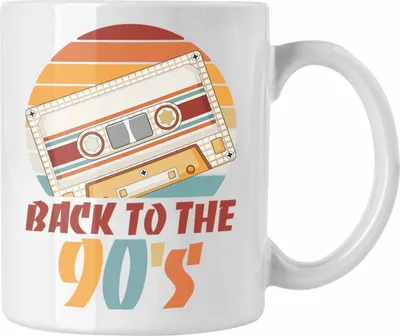 Produktbild von Trendation - 90er Jahre Kassette Tasse Geschenk 90. Jahre Geschenkdidee Errinerrung (Weiß)