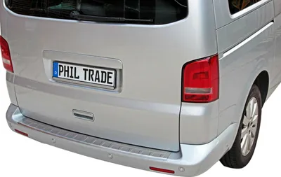 Produktbild von LADEKANTENSCHUTZ Edelstahl MATT Leiste Schutz für VW T5 ab 2003- / T6 ab 2015-