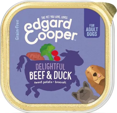 Productafbeelding van Hond kuipje rund box 150g Edgard & Cooper