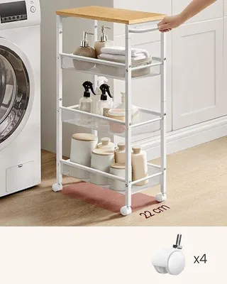Zdjęcie produktu dla Półki kuchenne 22 x 45 x 77 cm – szafka drewniana