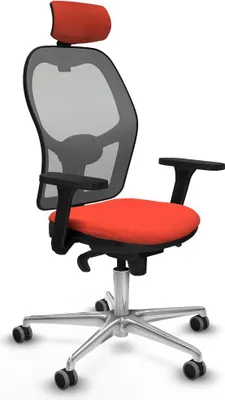 Produktbild von Bürostuhl mit Kopfstütze Jorquera Piqueras y Crespo 3D086G2 Dunkelorange