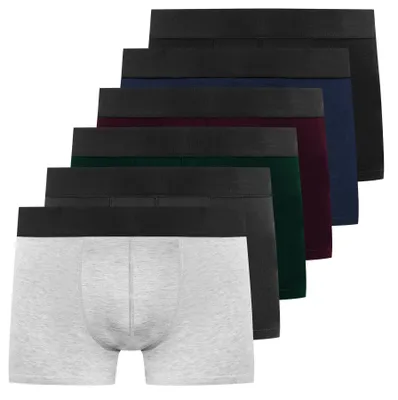 Produktbild von YouShow Boxershorts Herren 6er Pack Baumwolle Unterhosen Männer Stretch – Mehrfarbig