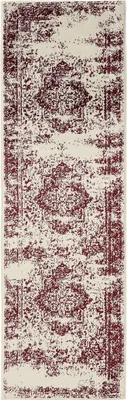 Produktbild von Interiyou Teppich Suzuka Cream/Rot 2 80x240 cm