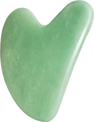 Produktbild von Gua Sha Stein für Gesichtsmassage - Grün
