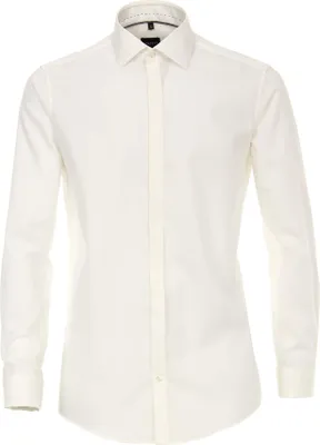 Produktbild von Venti Slim Fit Galahemd Umschlagmanschette Uni Beige 001840/002, Größe: 42