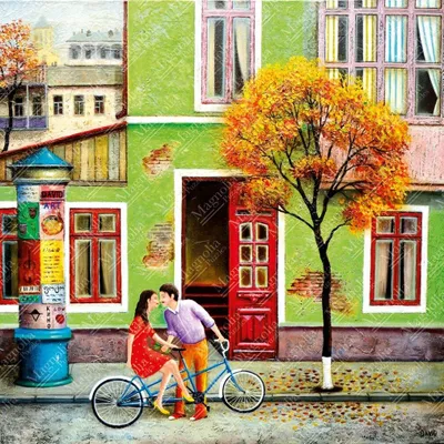 Produktbild von Magnolia Puzzle Autumn Kiss - 1023 Teile Legespiel Multicolor