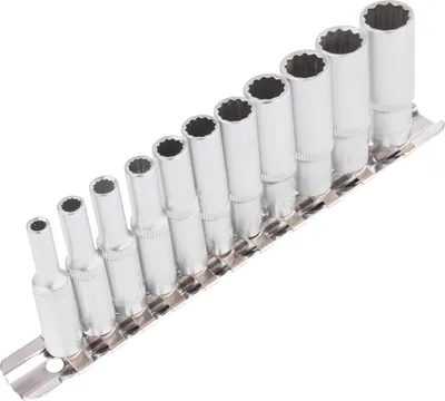 Produktbild von Steckschlüssel-Satz, SW 4-13 mm, 1/4, 11-tlg.