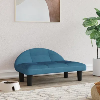 Obrázek produktu pro The Living Store Pelíšek pro psy Blue 70x52x30 cm Velvet