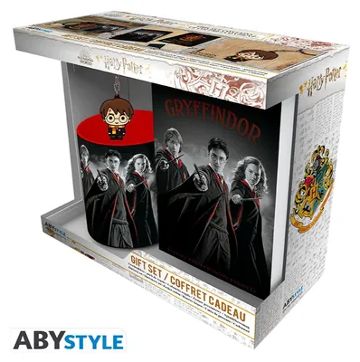 Immagine prodotto di Set regalo Harry Potter (tazza, quaderno, portachiavi)