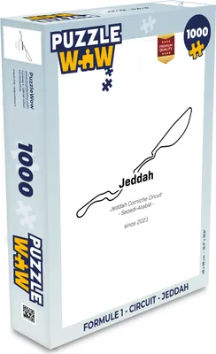 Obrázek produktu pro MuchoWow MuchoWow® Puzzle 1000 ks Formule 1 - Okruh - Džidda
