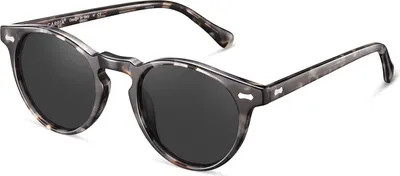 Produktbild von CARFIA Polarisierte Sonnenbrille Herren Fahrenbrille Rund Rahmen & Etui