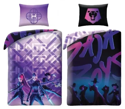 Produktbild von K-pop Demon Hunters Enemies wende-bettwäsche 140×200cm, 70x90 cm