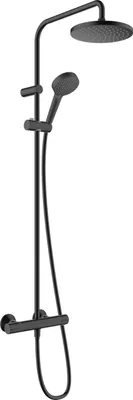 Produktbild von Hansgrohe Vernis Blend - Duschset Showerpipe 200 mit Thermostat, EcoSmart, schwarz matt 26089670