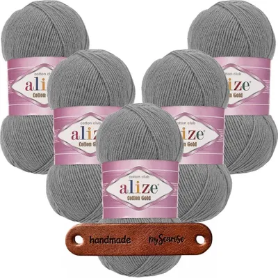 Produktbild von 5 x ALIZE Baumwolle Gold 828 mit Label