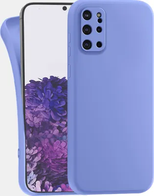 Produktbild von Hülle für Samsung Galaxy S20 Plus - Handyhülle mit Kameraschutz Cover aus Silikon in Blau